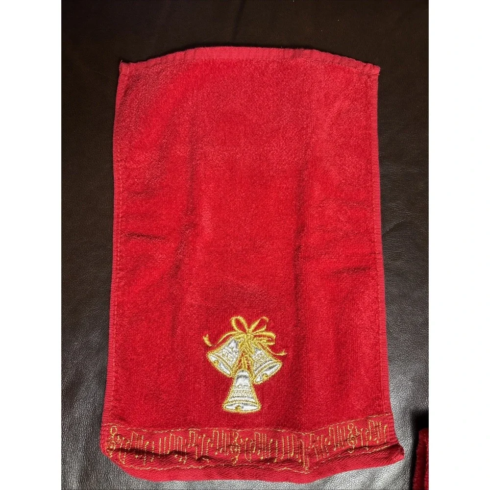 Linen N Things‎ Christmas Washcloth & 2 Hand Towels